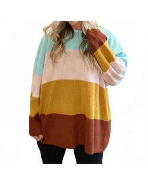 Sew In Love Neo Sweater Top - Orange