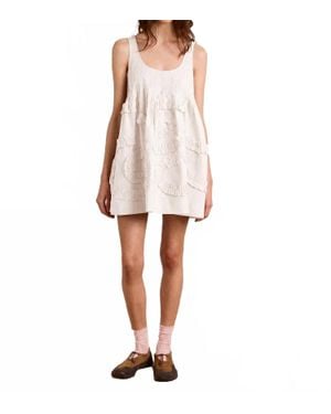 Damson Madder Stella Mini Dress - White