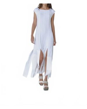 Simply Mila Motion Panel Maxi Dress - Blue