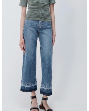 Jonathan Simkhai Jude Wide Leg Jeans - Blue