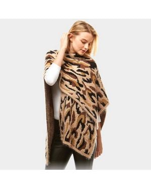 TRUEDAMES Fuzzy Camo Vest - Metallic