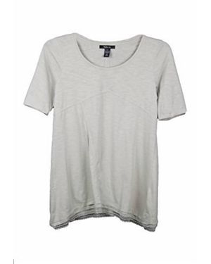 Style & Co. Core Short Sleeve Top - Gray