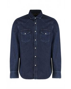 Moorer Button Down Shirt - Blue