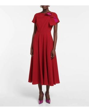ROKSANDA Luna Midi Dress - Red