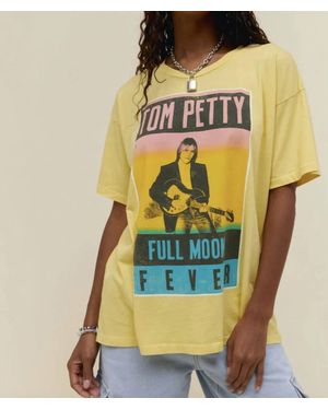 Daydreamer Tom Petty Full Moon Fever Tee - Yellow