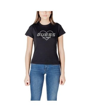 Guess Cotton T-Shirt - Black