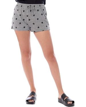 Alternative Apparel Eco Shorts Stars Jersey Drawstring Waist Jdm731 - Gray