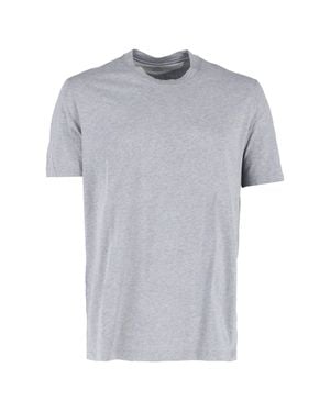 Brunello Cucinelli Mélange-Effect T-Shirt - Gray