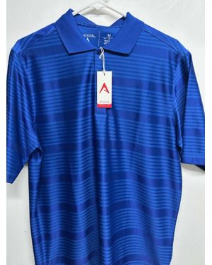 Antigua Apparel Illusion Performance Polo Golf Shirt - Blue
