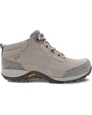 Dansko Pearla Burnished Suede Boots - Black