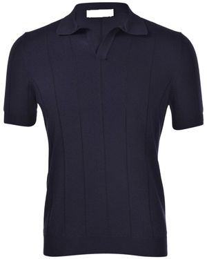 Paolo Fiorillo Contemporary Cotton Polo Shirt - Blue