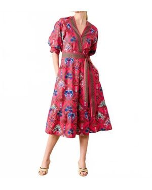 Printfresh Gabriela Dress - Red