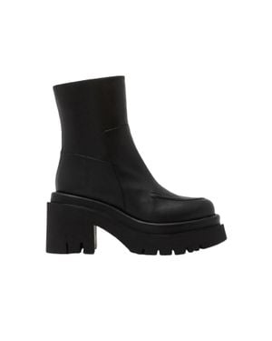 Paloma Barceló France Iris Leather Boot - Black