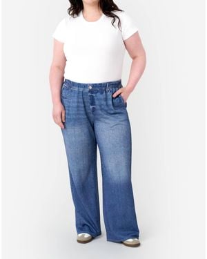 Seven7 Denim Sweatpant Jean - Blue