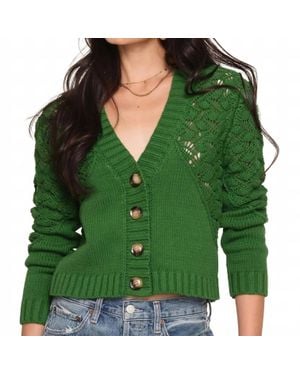 Heartloom Amalda V-Neck Cardigan - Green