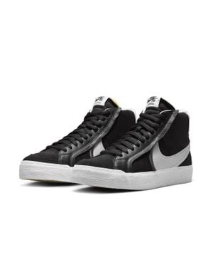 Nike Sb Zoom Blazer Mid Premium Plus Dr9144-001 Skateboard Shoes - Black