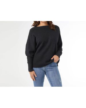 Coco + Carmen Relaxed Ciana Pullover Sweater - Black