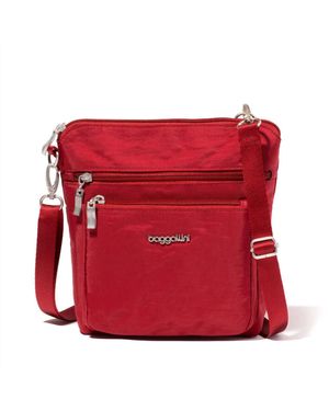 Baggallini Modern Pocket Crossbody Bag - Red