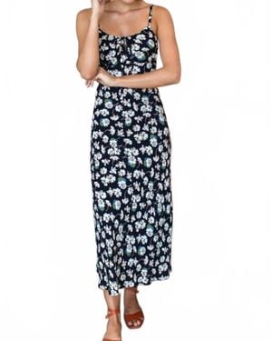 Emerson Fry Amy Bias Sundress - Blue