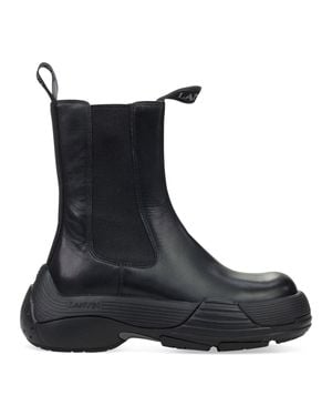 Lanvin Chelsea Flash-X Bold Ankle Boots - Black
