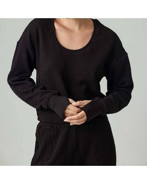 Sundays Walker Top - Black