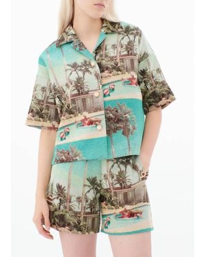 ODEEH Bungalow Dreams Shirt - Blue
