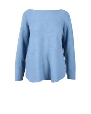 SPADALONGA Premium Crewneck Sweater - Blue