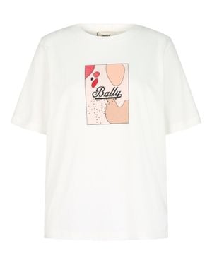 Bally Printed Logo T-Shirt - White