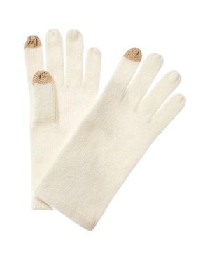 Phenix Cashmere Tech Gloves - White