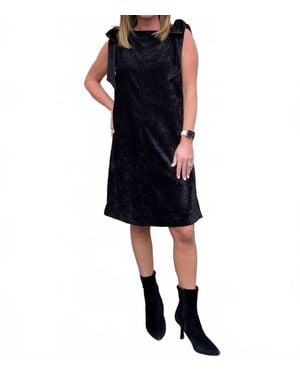 Thml Liana Bow Mini Dress - Black