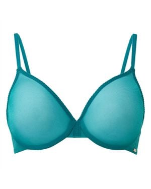 Gossard Glossie Sheer Bra - Blue