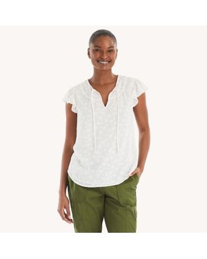 Nautica Floral Top - White