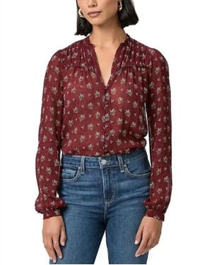 PAIGE Monika Blouse - Red