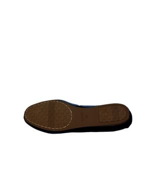Birdies The Hummingbird Ballet Flat Ocean Velvet Bow Lf-22354 - Brown