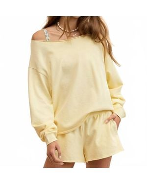 Wishlist The Honey Butter Sweater - Yellow