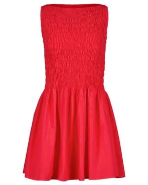 Bishop + Young Emilie Boatneck Mini Dress - Red