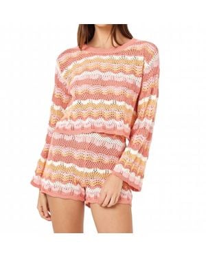 LSPACE Sun Ray Sweater - Pink