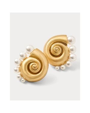 Lilly Pulitzer Ship To Shore Stud Earrings - Metallic