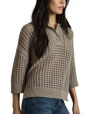 Reiss Reika Stitch Sweater - Gray