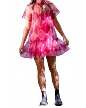 Alden Adair Willa Tolie Dress - Red