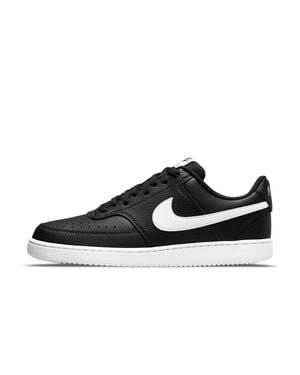 Nike Court Vision Low Next Nature Shoes - Black