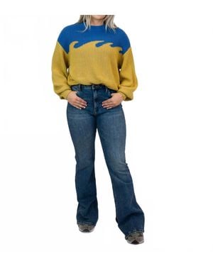 Oliver Logan Russell Flare Leg Jeans - Blue