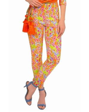 Gretchen Scott Gripeless Pull-On Pants - Orange