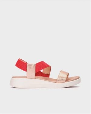 Wonders Mar Flat Sandals - Pink