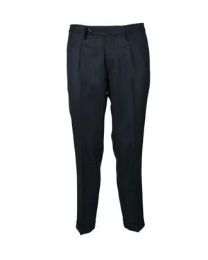 Michael Coal Tailored Pants With Classic Cut And Sophisticated Finish - Blue
