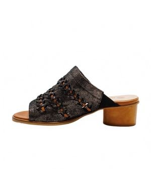 Eric Michael Lisbon Woven Braided Sandal - Brown