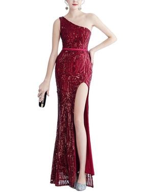 KALINNU Floral Maxi Dress - Red