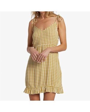 Billabong Heart Breaker Dress - Yellow