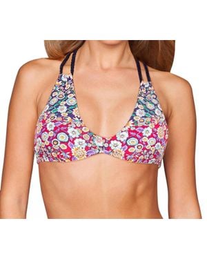 Nanette Lepore Stargazer Convertible Bikini Top - Blue
