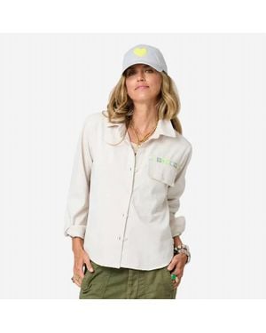 Kerri Rosenthal Pia Love Brigade Button Down Shirt - White